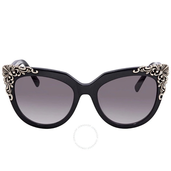 RARE MCM Black Sunglasses with Silver Detailing - Picture 2 of 16